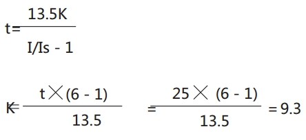 JGL-15整定舉例結論